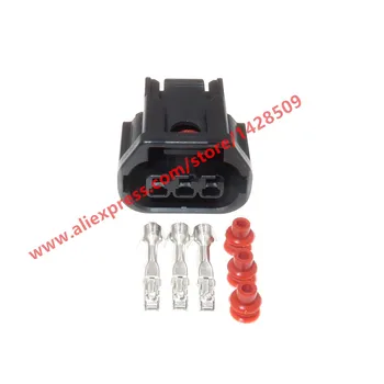 

10 Sets 3 Pin Automotive LED Fog Light Socket Headlight Daytime Running Light Lamp Speaker Wire Plug 6189-7494 For Honda