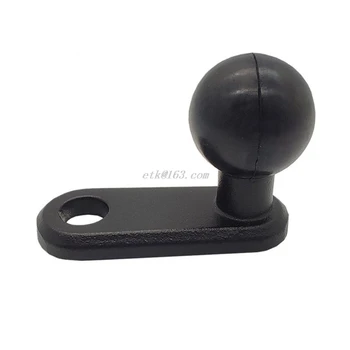 

L Shape Aluminum Alloy Base Holder Rubber Ball Head Rearview Mirror for Motorcycle Electric Vehicles Cellphone