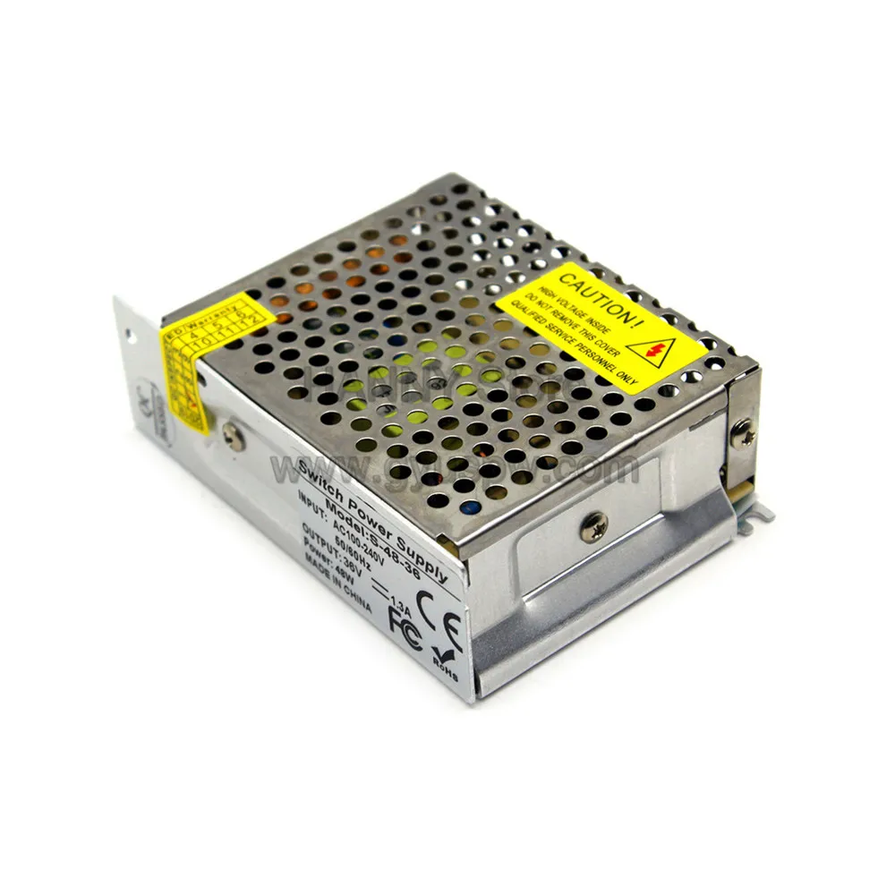 Универсальный переключатель питания DC 36V 48W Трансформатор 100-240V AC к DC36V SMPS для Светодиодный ламповый блок Света CCTV