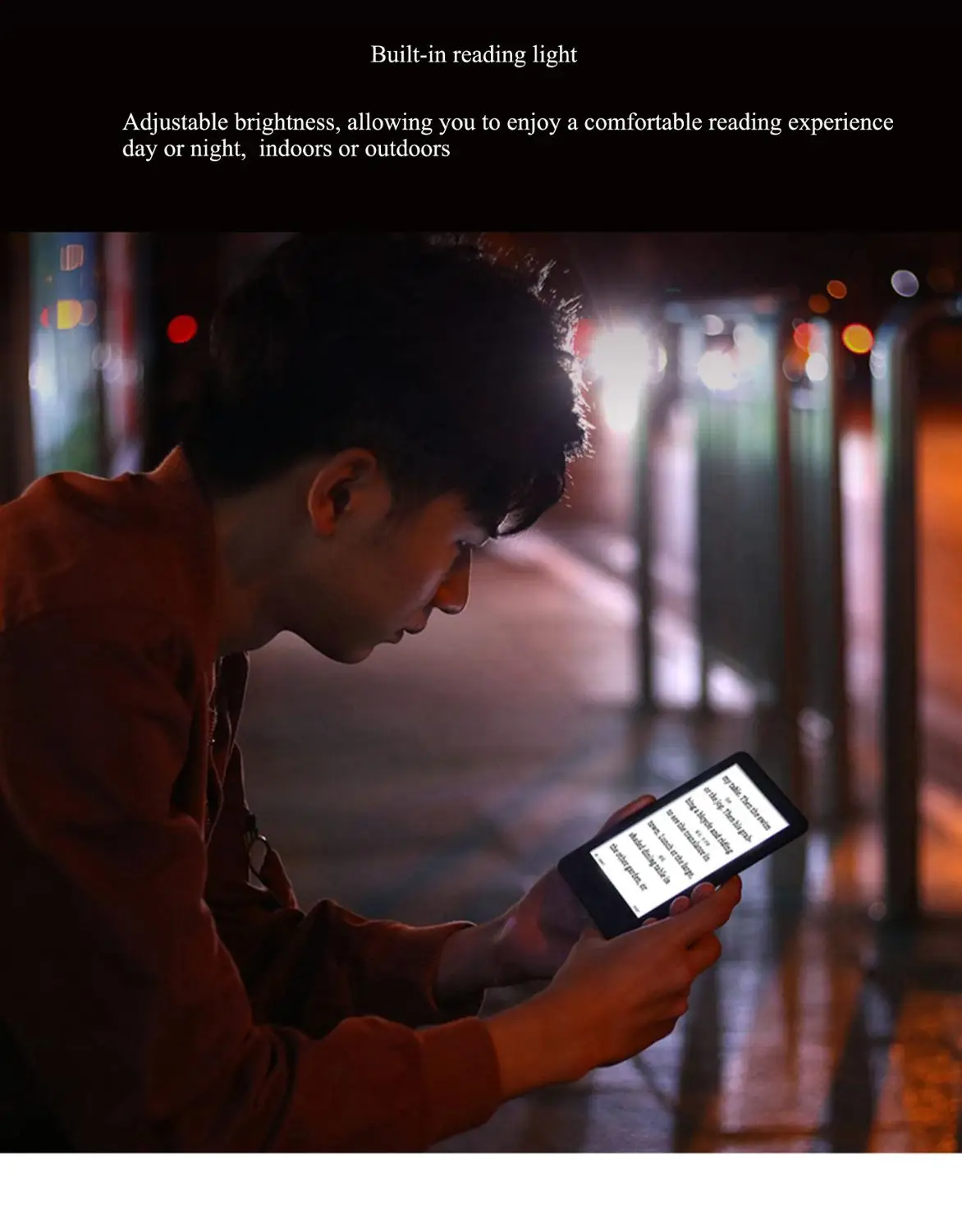  All-new Kindle Black 2019 version Now with a Built-in Front Light Wi-Fi 4GB eBook e-ink screen 6-in