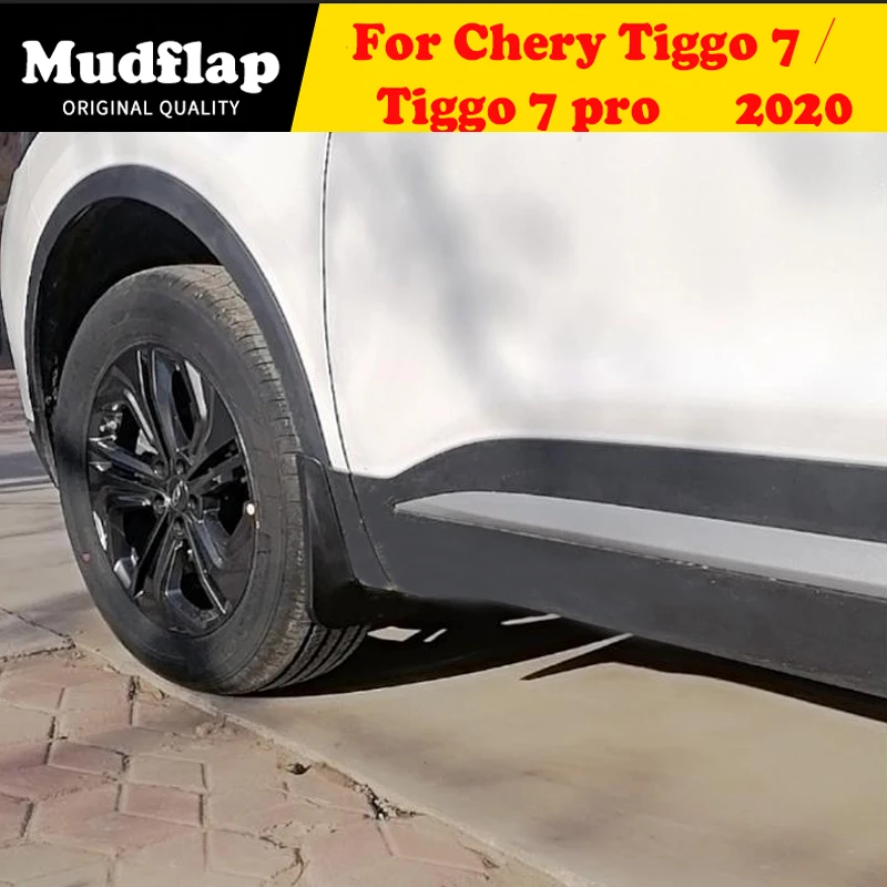Mud Flaps For Chery Tiggo 7 Pro Max 2023 2022 2021 4PCS Front Rear Fender Mudguards High Quality Guard Splash Car Accessories