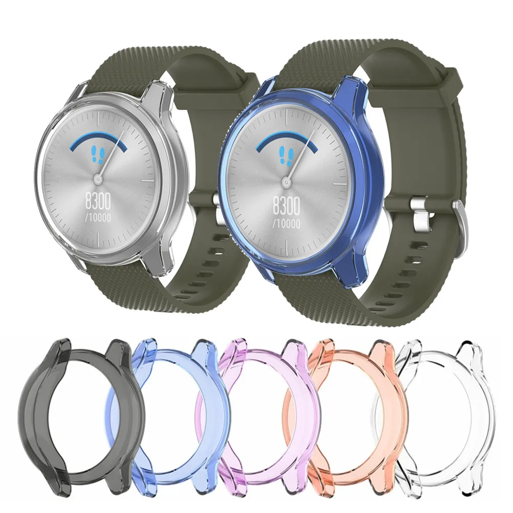 Защитный чехол для смарт часов Garmin Vivomove Luxe/Style защитный из ТПУ
