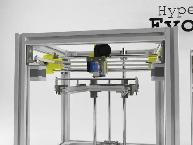 DIY 3d принтер HEVO Hypercube Evolution 3d принтер 300*300*300