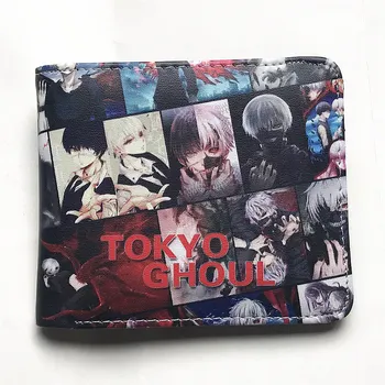 

Naruto/Tokyo Ghoul/One Piece/Death Note Anime Wallet With Coin Pocket Japanese Animation Anime Manga Credit Card Holder Purse