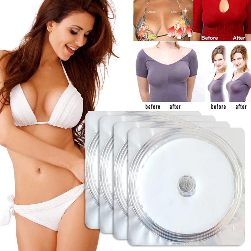 4Pcs/Box Breast Lift Enlarger Patch Cream Bust Lift Up Breast Enlarger Mask Moisturizing Growth Chest Paste Bust Lifting Patches