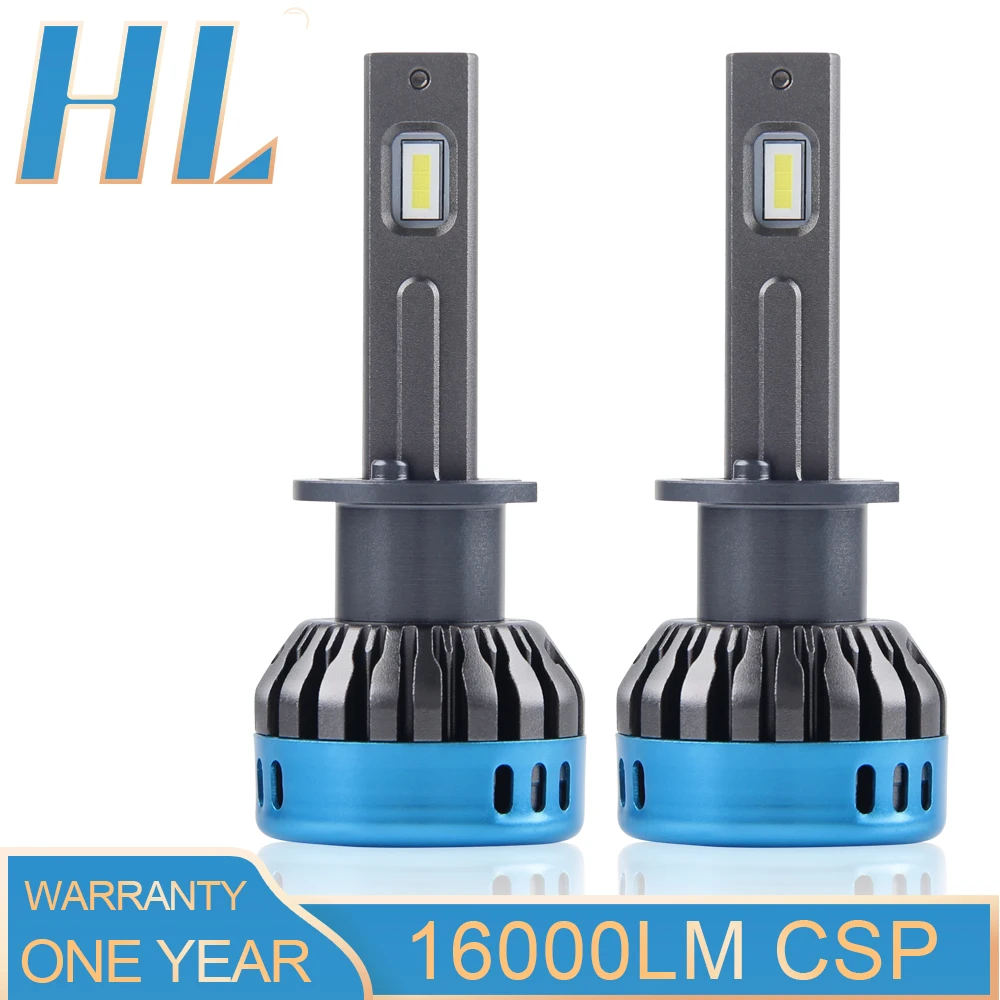 /HL/светодиодный лампы для автомобилей H1 H4 H7 H11 HB3 HB4 светодиоды с чипом CSP 16000LM 6000K 80W 12V 24V H4 мотоциклетные фары светодиодный лампы авто лампы