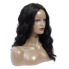 Aigemei Long Wig Water Wave  Cosplay Wig Natural Black Synthetic Wigs For Women 22 inches High Temperature Fiber Hairs ► Photo 3/6