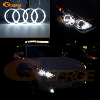 

For Infiniti FX FX35 FX37 FX50 QX70 2009-2017 Excellent Ultra bright CCFL Angel Eyes kit halo rings