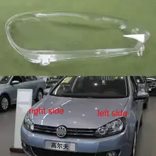 Фары Прозрачная крышка абажур фары оболочка абажур объектив для Volkswagen VW Golf 6 MK6 GTI TDI 2010 2011 2012 2013