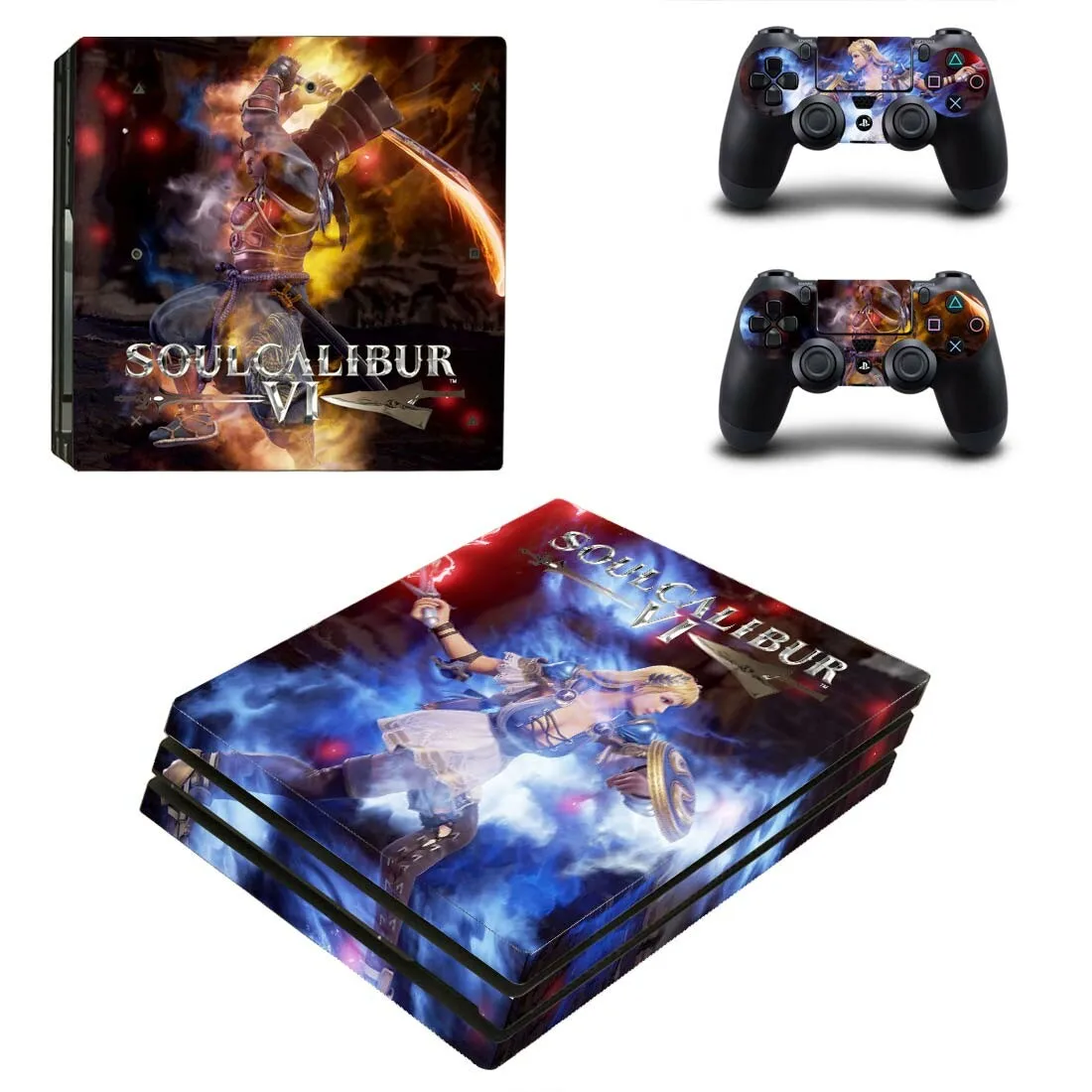 SoulCalibur VI PS4 Pro стикер s PS 4 Play станция 4 Pro виниловые наклейки на кожу наклейки для playstation 4 Pro консоль и контроллер
