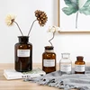 1pc Glass Vase Small Hydroponic Plant Glass Bottle Home Decoration Dried Flower Decoration Transparent Flower Vase 1