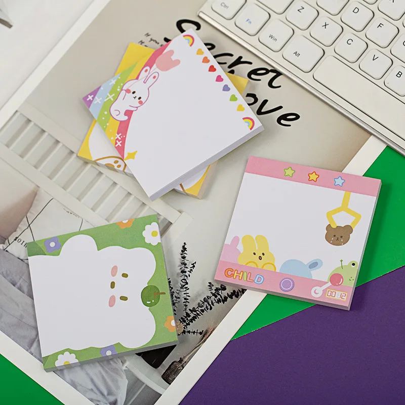1 компл./лот бумага из блакнота для бумаги заметок на клейкой основе яркие милые