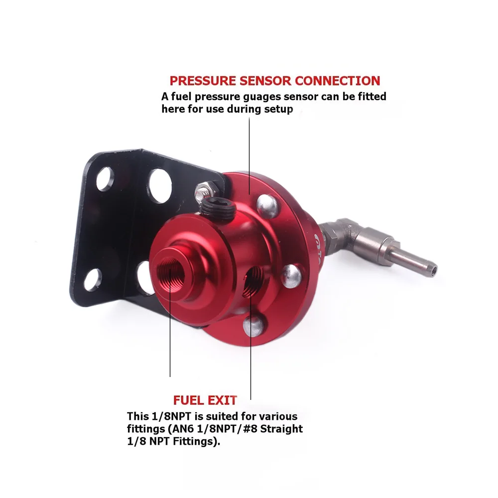 Fangaichen Regolatore di Pressione del Carburante Regolabile Universale Tipo Tomei con Calibro e Istruzioni per Auto Color : Blue Fangaichen Regolatore di Pressione del Carburante Regolabile Universale Tipo Tomei con Calibro e Istruzioni per Auto Color : Blue