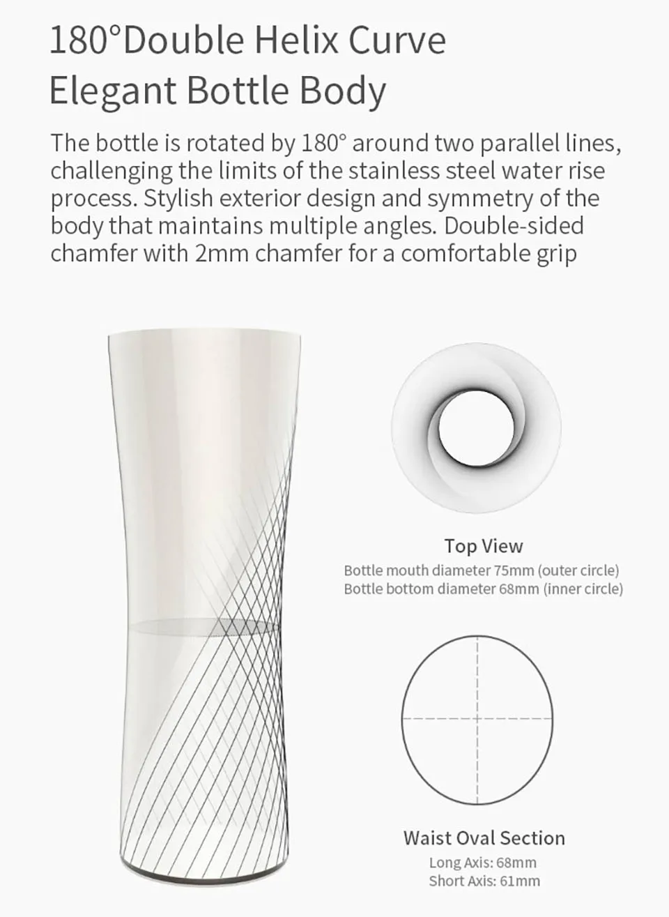 Original Xiaomi Mijia Kiss Kiss Fish Stainless Steel Thermal Vacuum Water Bottle Sensitive Temperature Sensor with Coffee Brewer (2)