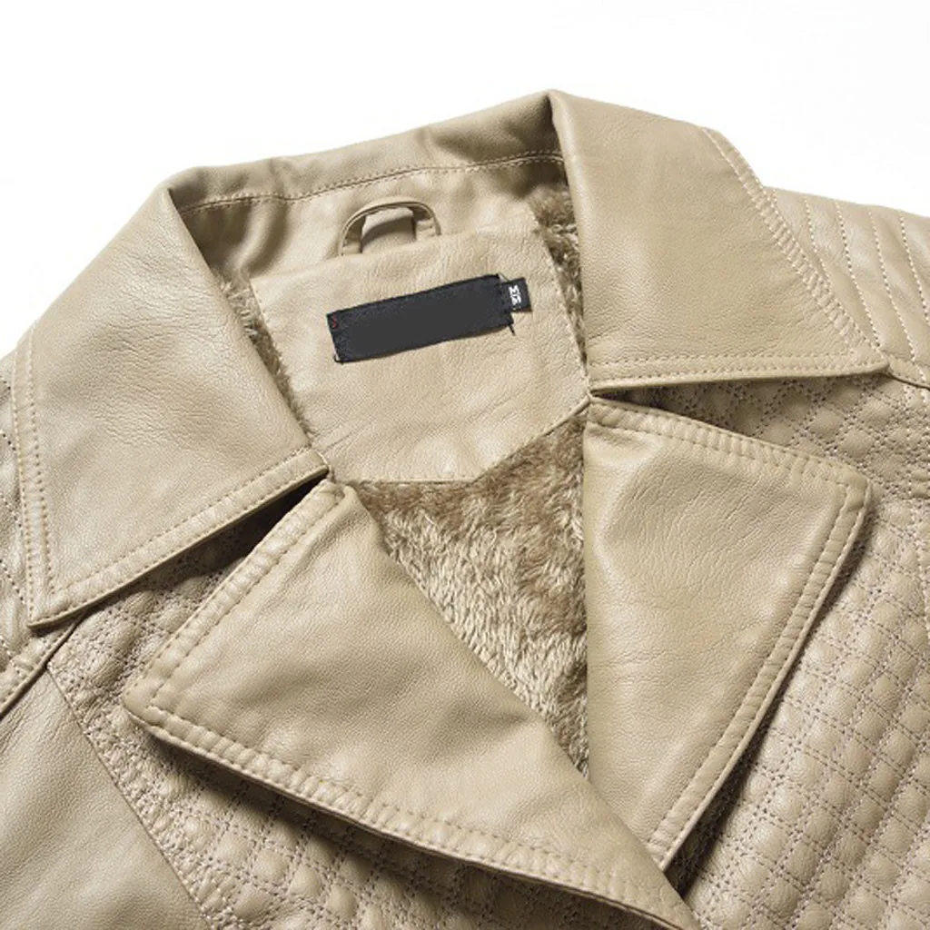 Женская кожаная куртка с бархатной подкладкой зимняя длинная на молнии длинным