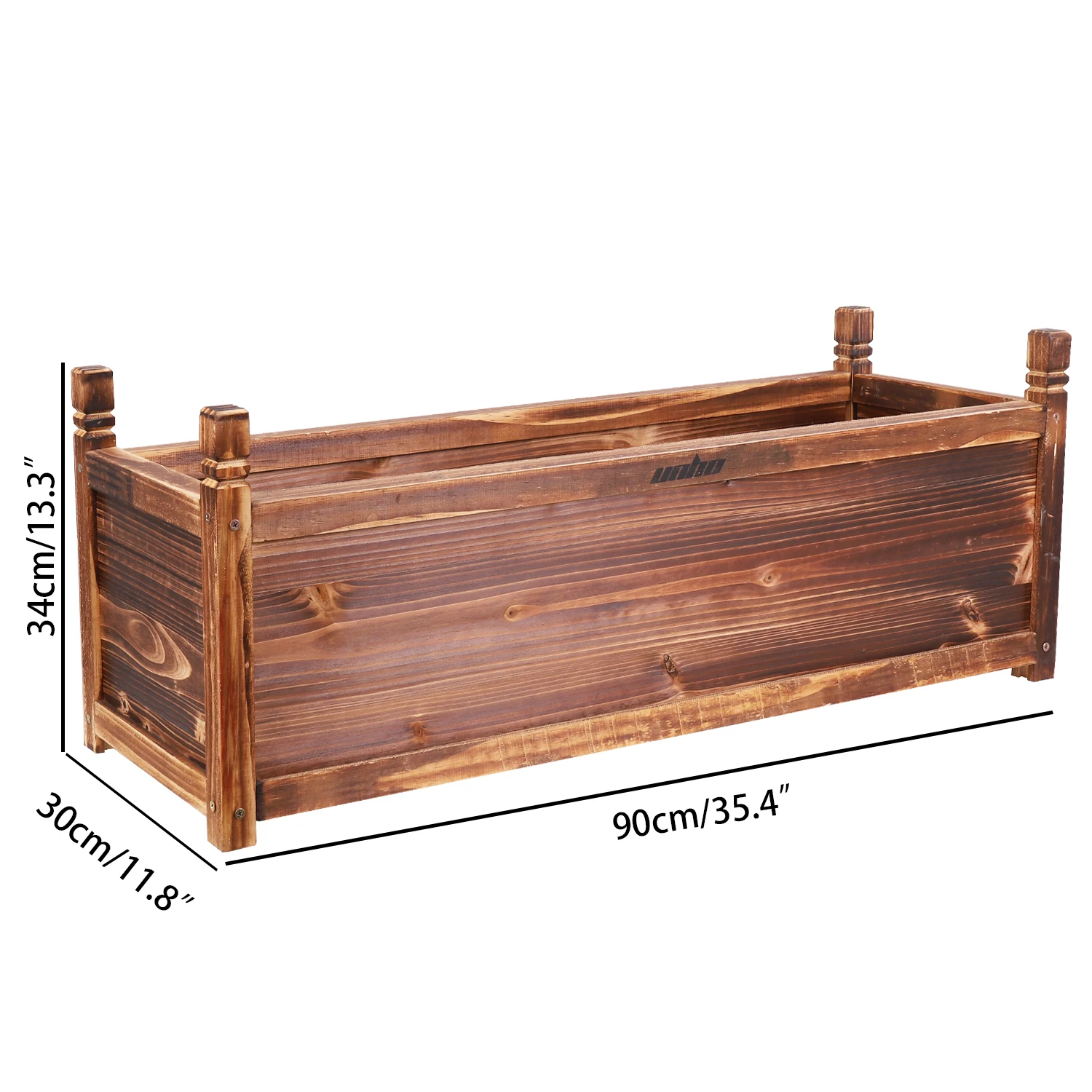 Raised Garden Bed Flower Box for Planting 4