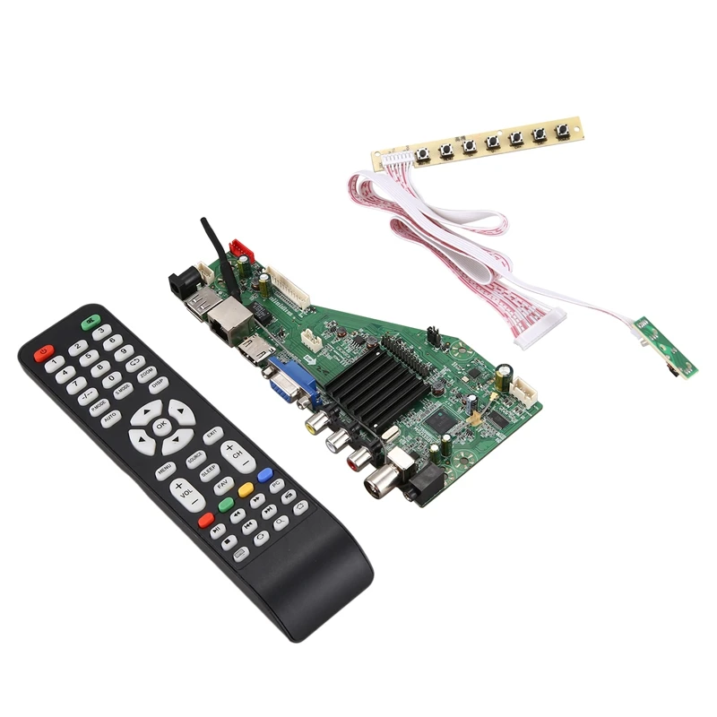 Android 8.0 1G+4G 4 Cores MSD358V5.0 ligent Smart Wireless Network WI-FI TV LCD Driver Board Universal Controller | Электроника