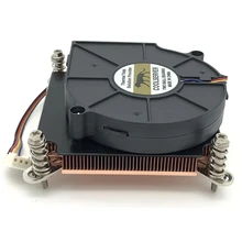 COOLSERVER – ventilateur de refroidissement pour processeur de serveur 1U3CC, radiateur en cuivre pour station de travail, compatible avec Intel LGA2011 LAG115X