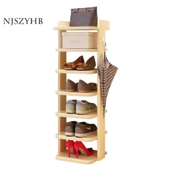 

Simple and fashionable shoe storage rack, multifunctional household leather shoes, high heels storage cabinet, panel furniture
