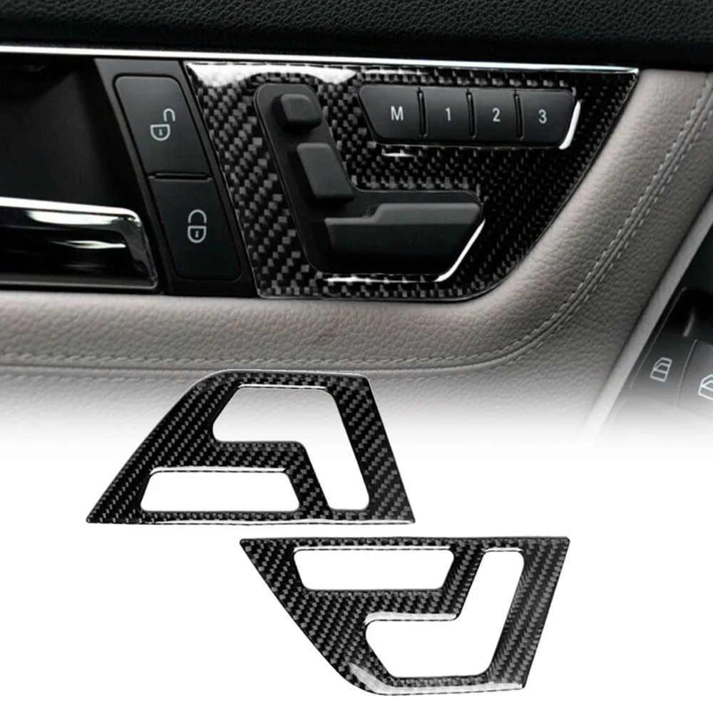 

2 шт., отделка из углеродного волокна для Mercedes-Benz C Class W204 2007-2013