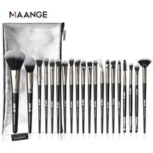 MAANGE Pro 5-20Pcs Spazzole di Trucco Multifunzionale Spazzola della Polvere Dell'ombretto Make Up Pennello Con Portatile DELL'UNITÀ di elaborazione di Caso strumenti di bellezza(China)