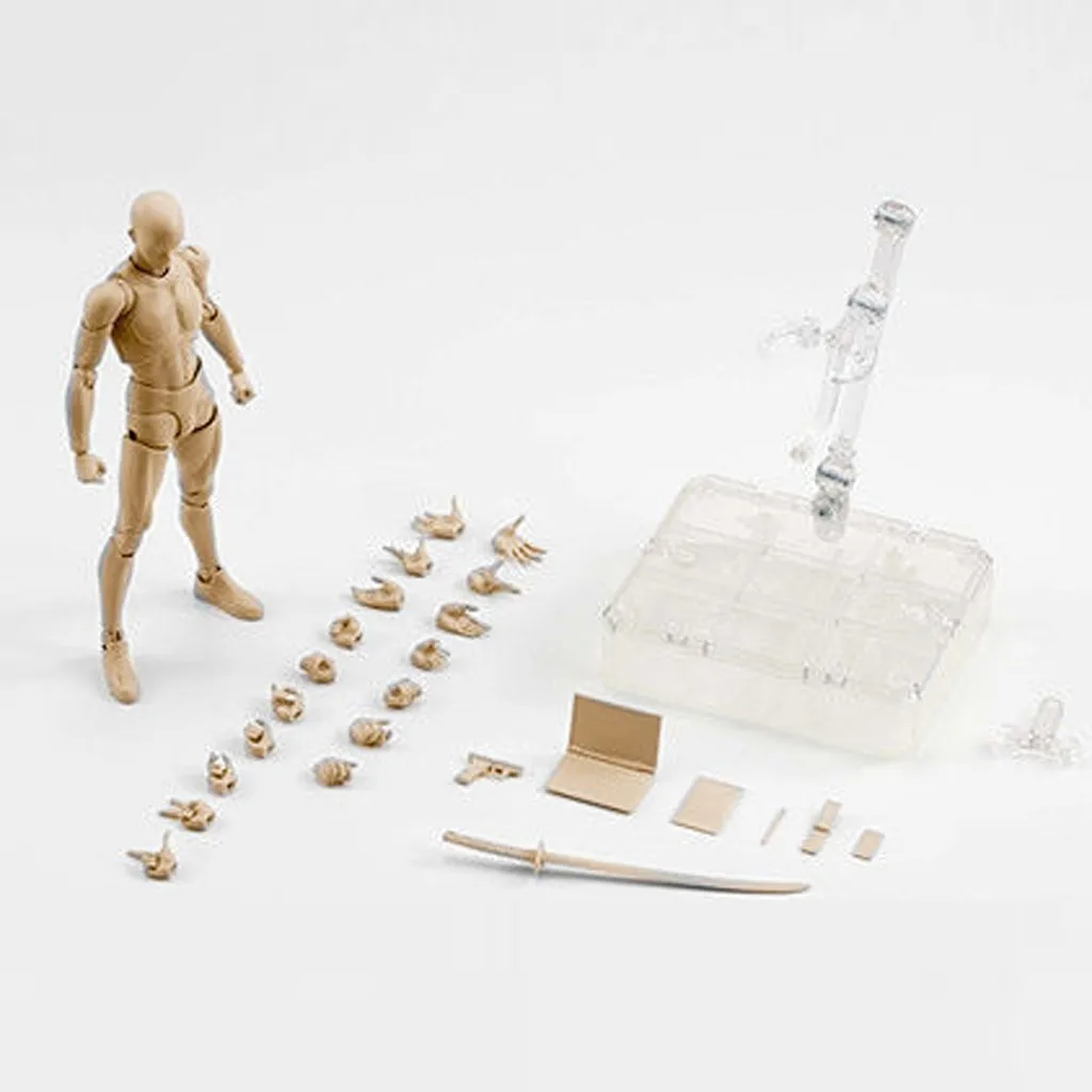 Фигурки для рисования художников 1 комплект модель манекен человека мужской и