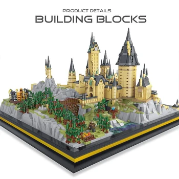 

NEW HP Movie Magic World Castle HP Warts School Model Building Block Bricks 71043 Toys Big Gift For Kids
