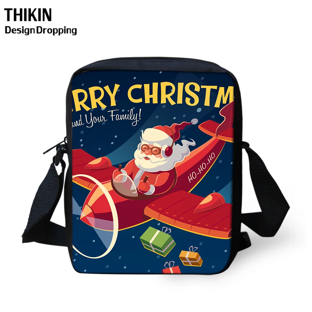 

THIKIN Christmas Present Crossbody Bags for Kids Boys Girls Messenger Bags Children Purses Small Phone Coin Bag Handbags 2019