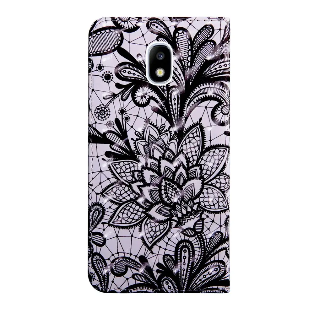 Чехол для телефона для Samsung Galaxy J7 SM-J730FM SM-J730G SM-J730F чехол-портмоне с откидной крышкой из искусственной крышка SM-J730GM/DS SM-J730GM/DS 3D разрисованная коробка