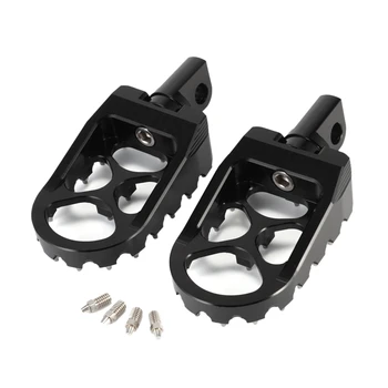 オートバイmxスタイルリアフットレストフットペグペグペダルバイク修正アクセサリー11.8センチメートルx 5.7センチメートルのx 2センチメートル