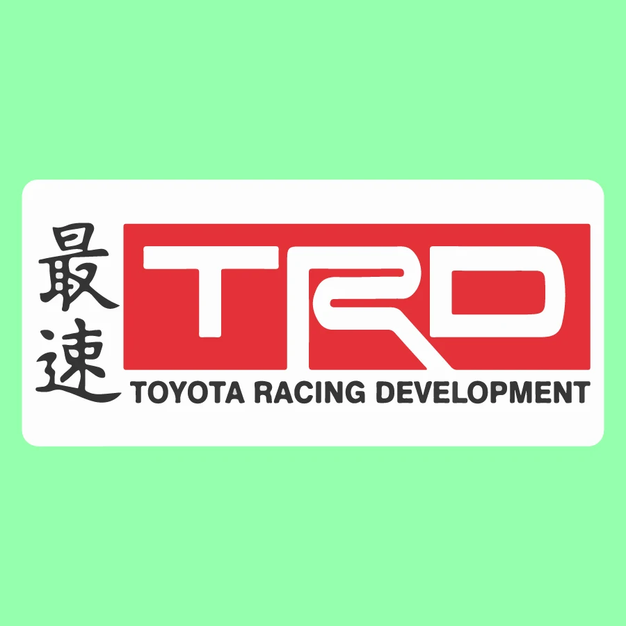 Японские наклейки на окна автомобиля грузовика подходит для Toyota Racing Development TRD Domo