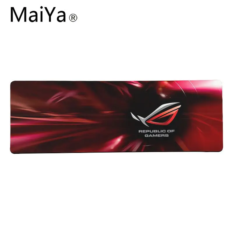 Maiya Высокое качество ASUS Eye Game DIY дизайн игровой с узором коврик для мыши большой коврик для мыши клавиатуры коврик - Цвет: Lock Edge 40X90cm