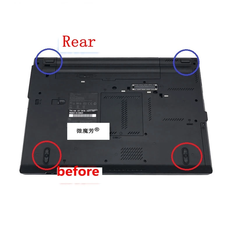 Резиновые ножки для ног Нескользящая для lenovo ThinkPad T400S T420 T430 T420S T420i T430S W530 W510D T430s T430i T440 T440S T440P T450