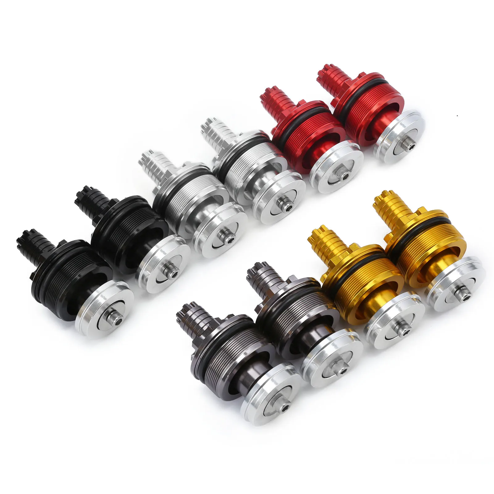 2pcs Motor 41mm Front Shock Absorber Screw Fork Cover Cap Preload