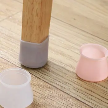 

4Pcs Furniture Table Chair Leg Floor Feet Cap Cover Protector Rubber Chair Anti Scratch Feet Leg Floor Protector Caps
