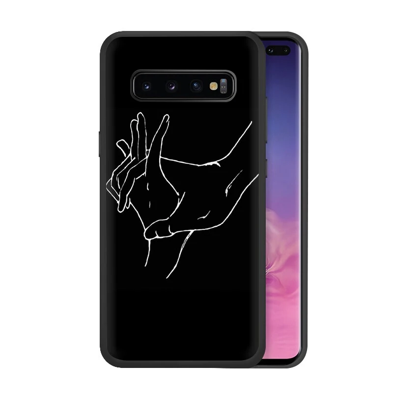 B12 EWAU экзо сердце рисунок силиконовый чехол для телефона для samsung S6 S7 край S8 S9 S10 плюс S10e Note 8, 9, 10, M10 20 30 40 - Цвет: B12