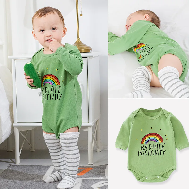 Летние детские комбинезоны с короткими рукавами и рисунком Детский комбинезон