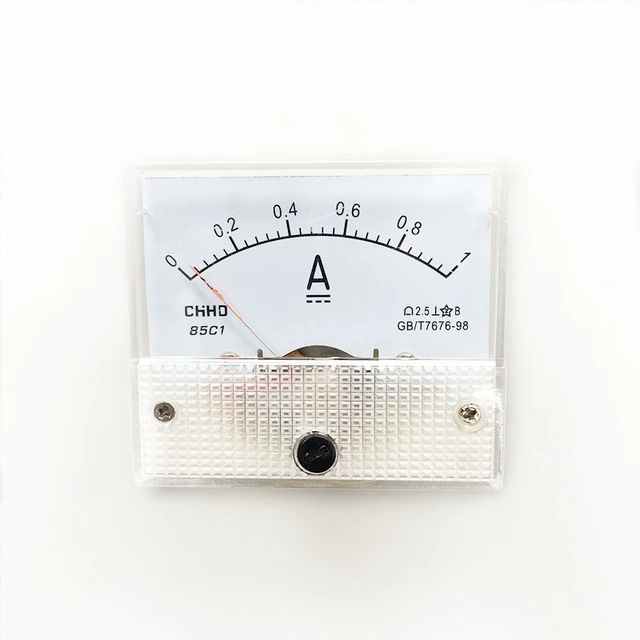 85c1 Dc Analog Panel Voltmeter Ammeter Amp Volt Meter Gauge 500ua