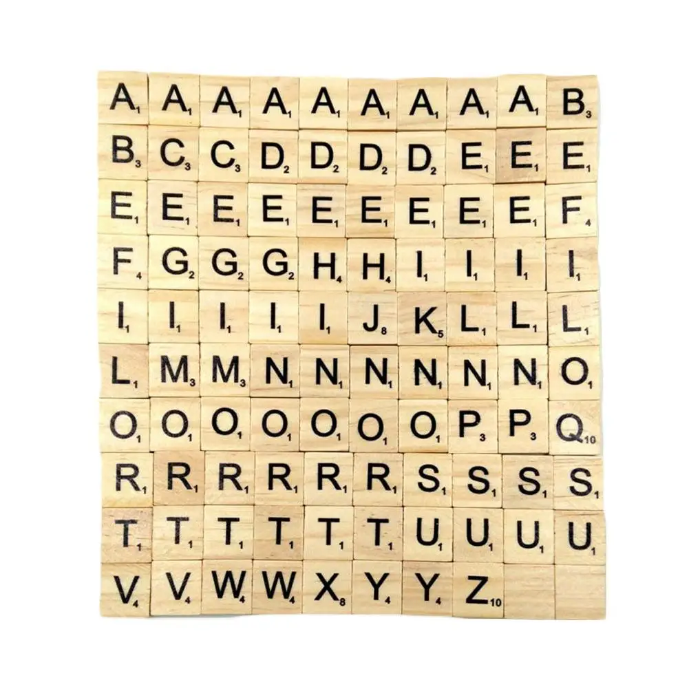 100pcs English Alphabet Word Scrapbooking Letter Puzzle Kids Children Toy Puzzles Aliexpress
