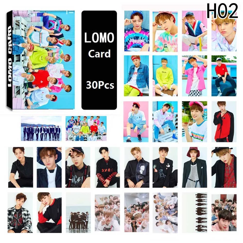 Альбом LOMO карты KPOP Новая мода самодельная бумага фото карта - Цвет: 02