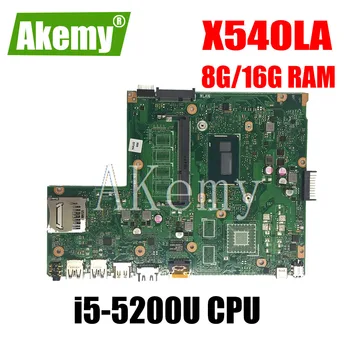 

AKEMY X540LA original mainboard For Asus VivoBook X540LJ X540LA F540L A540L with i5-5200U Laptop motherboard