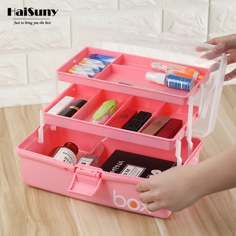 

Home Medical Box Outdoor Camping First Aid Medical Supplies Organizer Multifunctional Toolbox Plastic Storage Box First Aid Kit