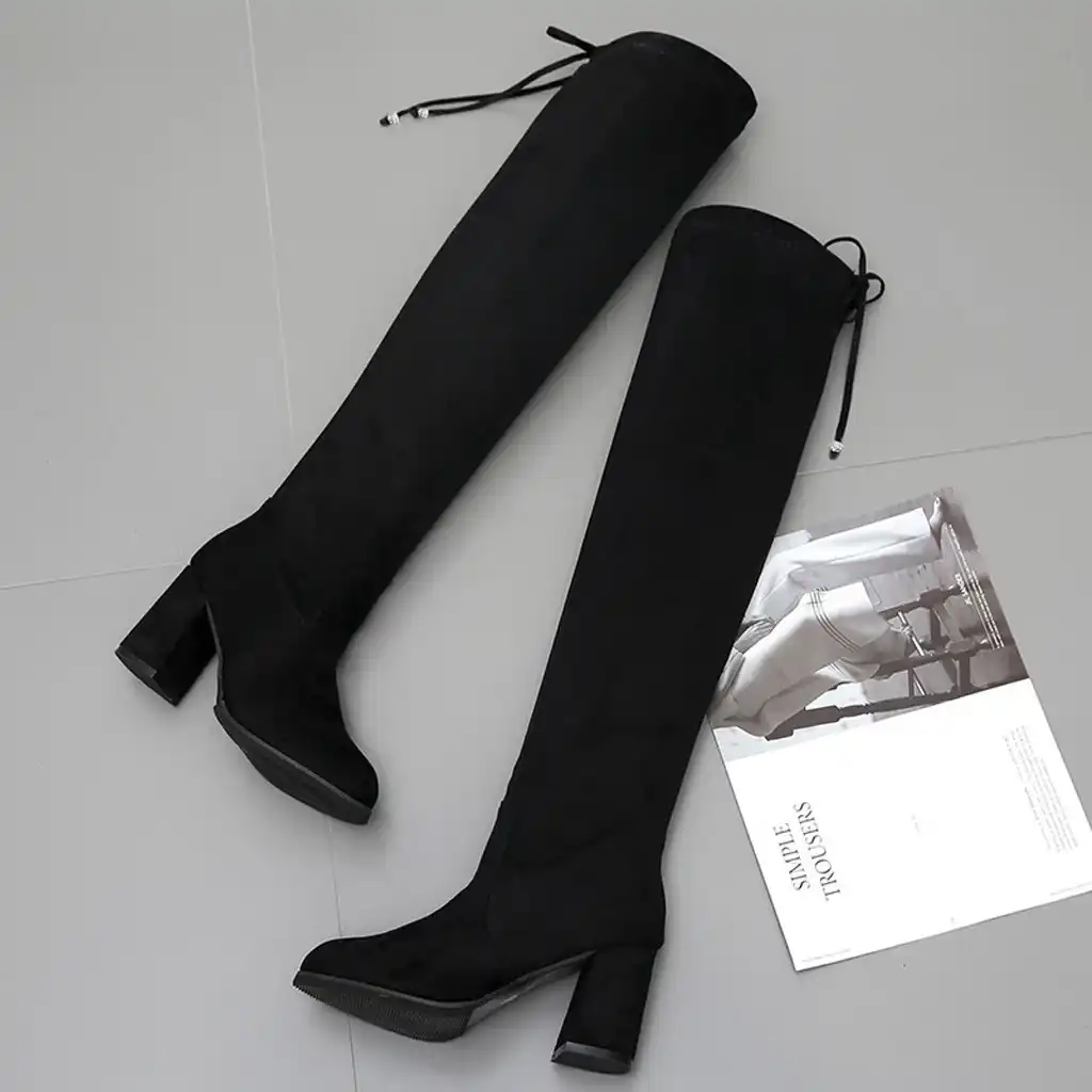 Botas de tubo alto para mujer Clearance
