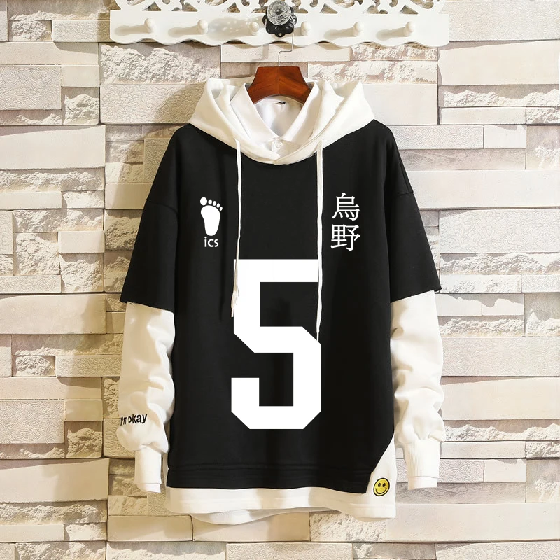 Haikyuu Cosplay Hoodies Karasuno Volleyball Club Costume Sweatshirt Adult Unisex Hooded Sweater Spring and Autumn0 (6)