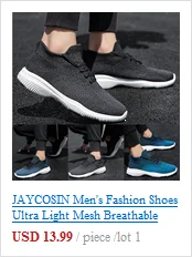 JAYCOSIN мужские повседневные удобные дышащие ботинки кроссовки спортивные модные мужские прогулочные сетчатые туфли#45