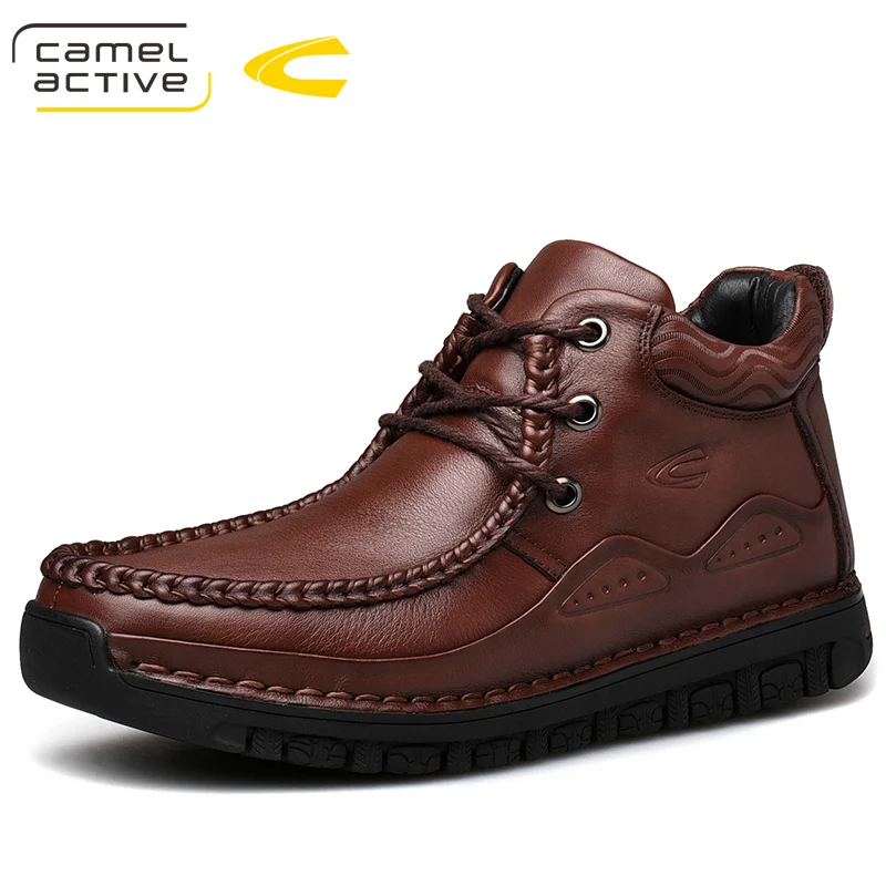 

2020 new classic men's shoes leather shoes casual shoes cotton shoes snow boots outdoor shoes