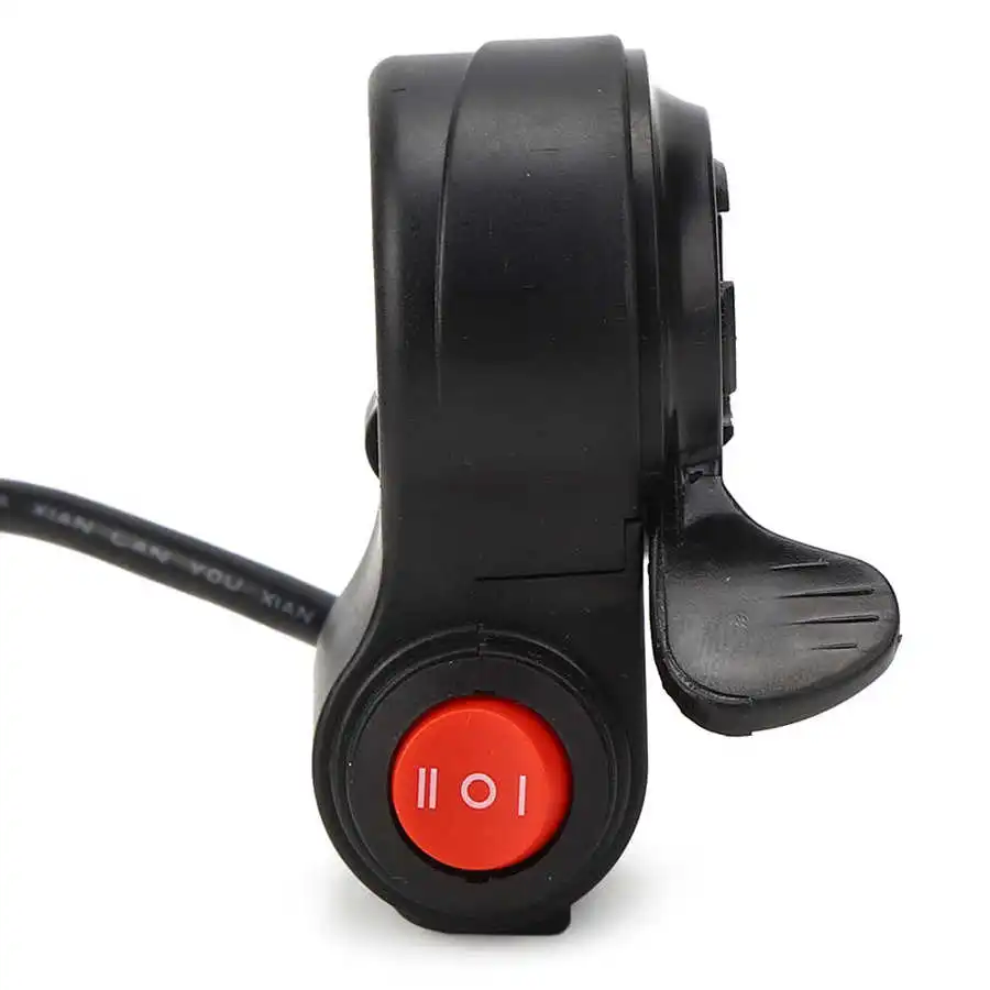 Electric Bicycle Scooter Thumb Throttle E-bike Three Speed Finger Grip with On/Off Button Accessory | Спорт и развлечения
