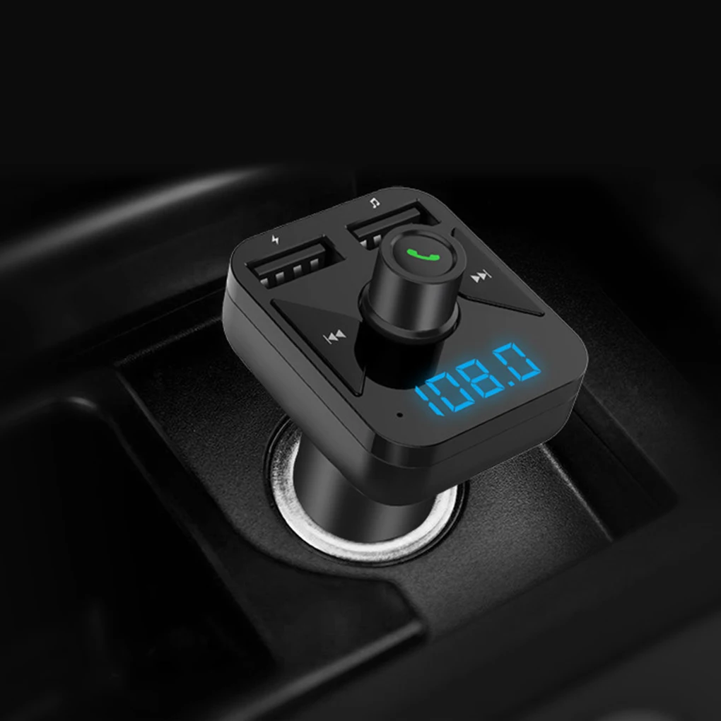Автомобильный MP3-плеер светодиодный экран Bluetooth Hands-Free Match 3.4A зарядный порт USB поддержка tf-карты