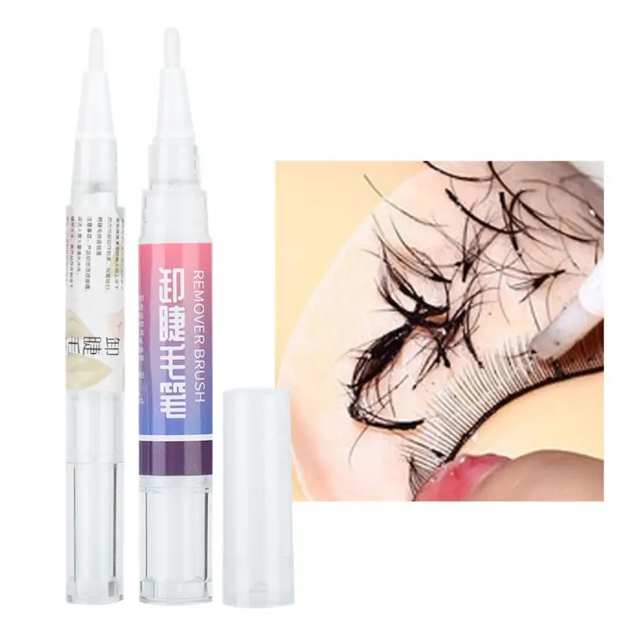 Glue Remover Pen Eyelash Cream Grafting Eyelashes Extension Adhesive False Gel Makeup Removing | Красота и здоровье