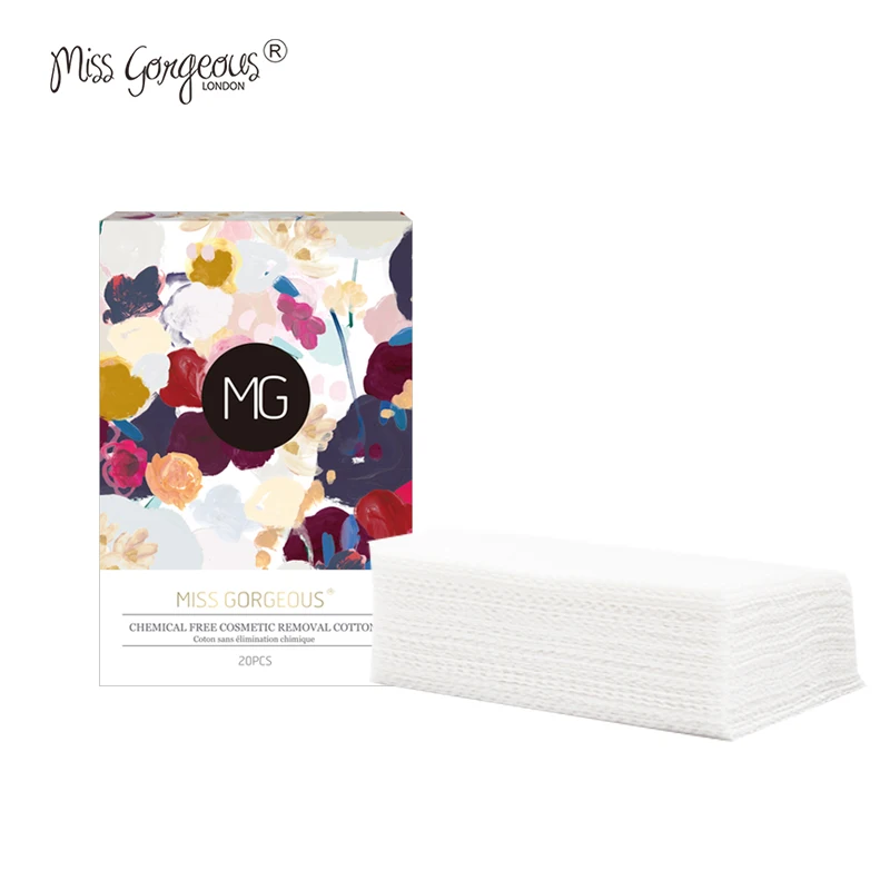 Бренд Miss Gorgeous 20 шт. салфетки для снятия макияжа Одноразовые средство лица